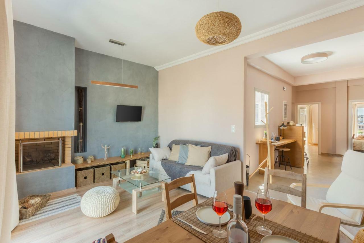 100M2 Luxury Apartment In The Heart Of Athens - Living Stone Emerald 외부 사진